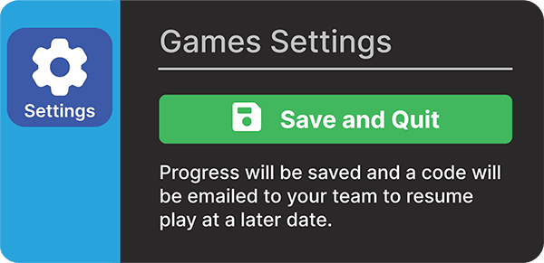 Save and Quit button